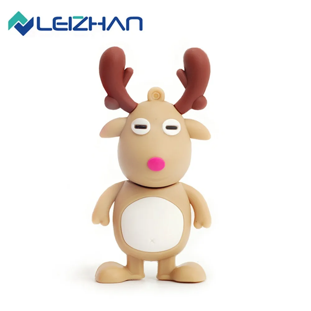 USB Flash Drive Pendrive Santa Claus Christmas Tree Elk Deer Pen 4GB 8GB 16GB 32G 64GB Memory Stick Creative Gift | Компьютеры и офис