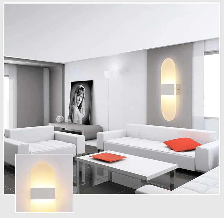 Современный светодиодный настенный светильник для ванной комнаты