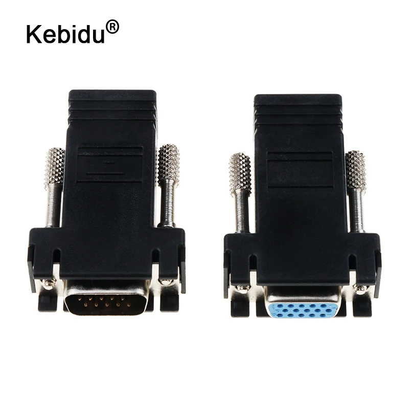 Kebidu 1 пара штекер к локальной сети CAT5 CAT6 RJ45 Ethernet кабель-переходник с внутренней