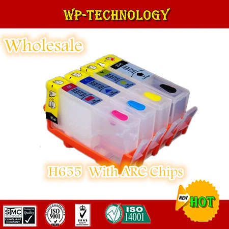 [Оптовая Продажа] пустой картридж для HP655 костюм HP3525 HP4615 HP4625 HP5525 HP6520 HP6525 с