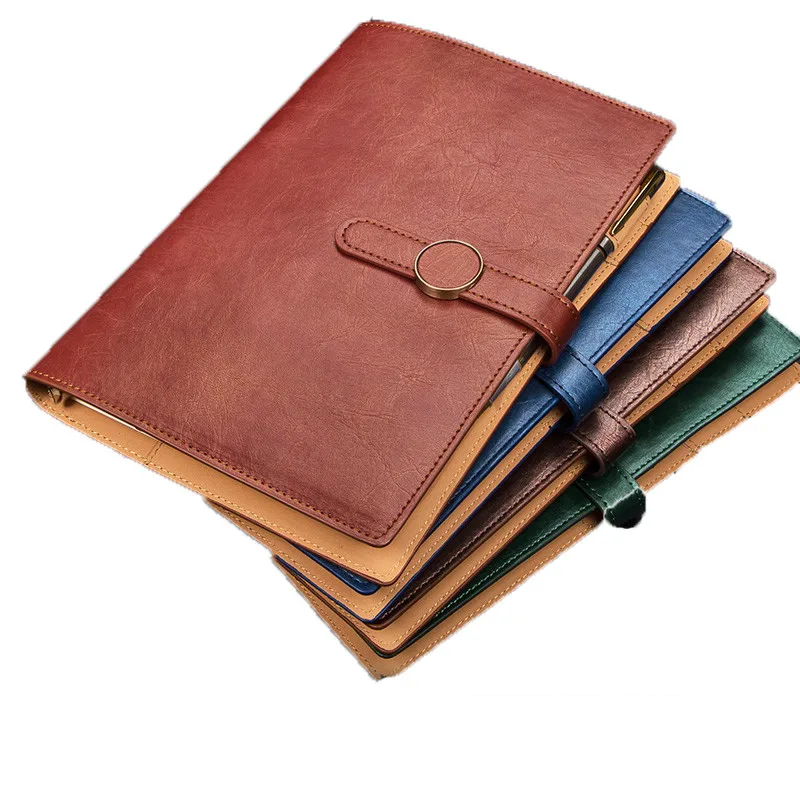 

Looseleaf A5 записная книжка простая Студенческая Личная деловая офисная канцелярская записывающая книжка утолщенный дневник