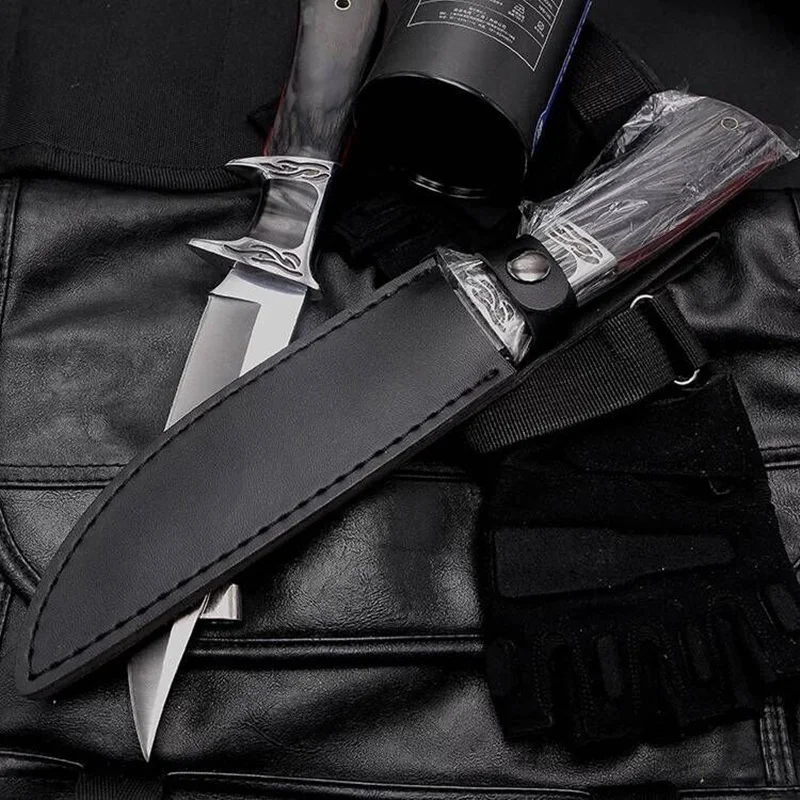 OUTDOOR Fixed Blade Tactical Knife Mountaineering Field Survival Knives Self Defense Sabre Hunting Camping Cutting Knifes | Инструменты