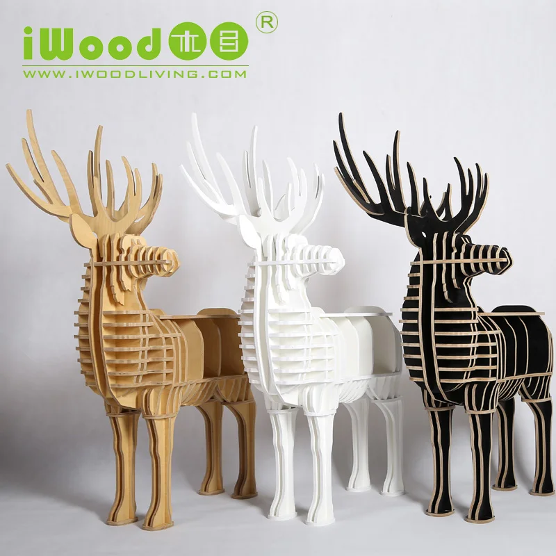 Nordic Лось дерева стеллажи творческие home decor Европейский украшения Дома олень