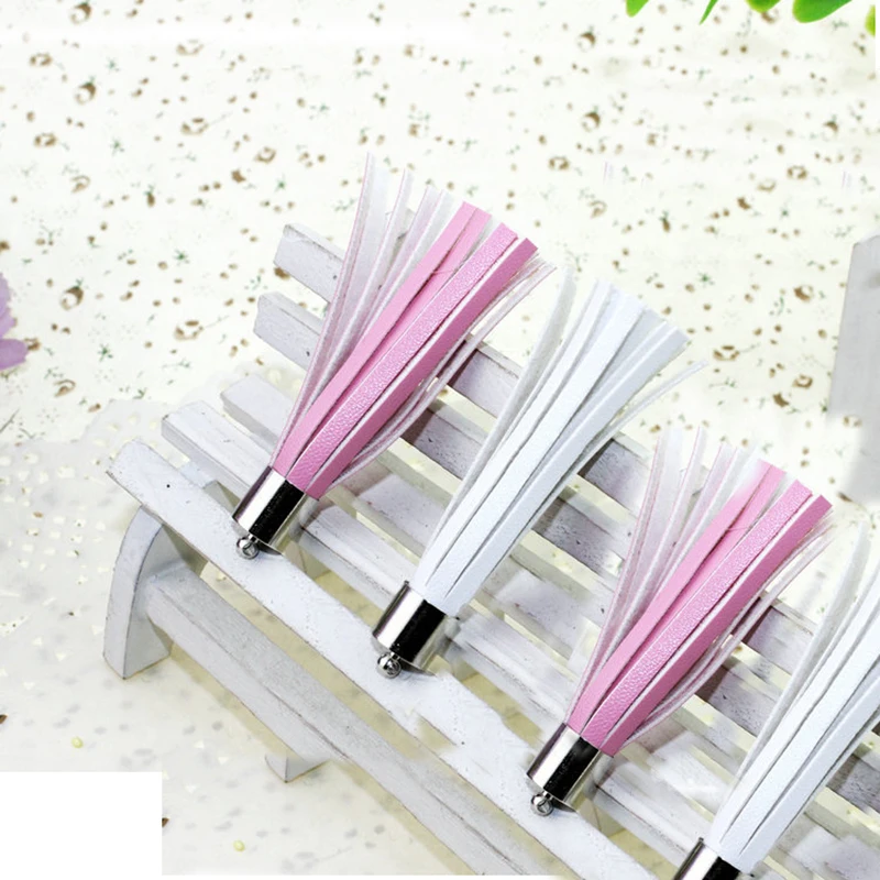 12 шт./лот персонализированные замшевые подвески с кисточками Кожаные Кисточки