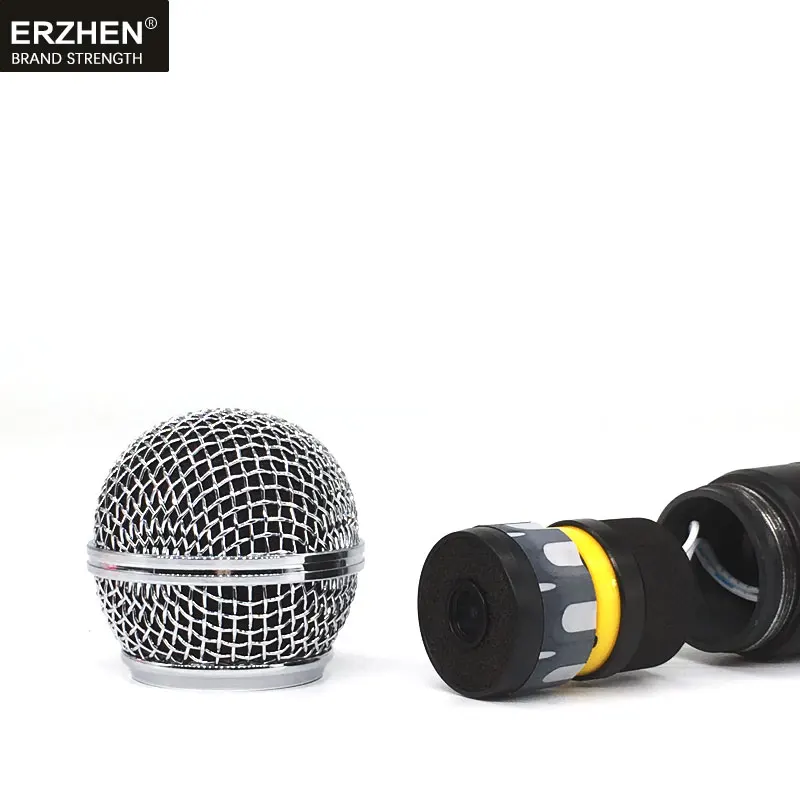 

handheld microphone wireless systems UHF4 channel lapel condenser headset karaoke speaker studio for sale SM58 mic for singer