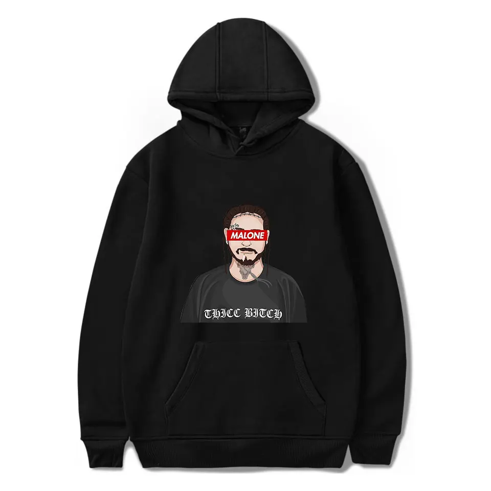 Post Malone толстовки в стиле хип хоп с принтом весна/осень теплые крутые длинными
