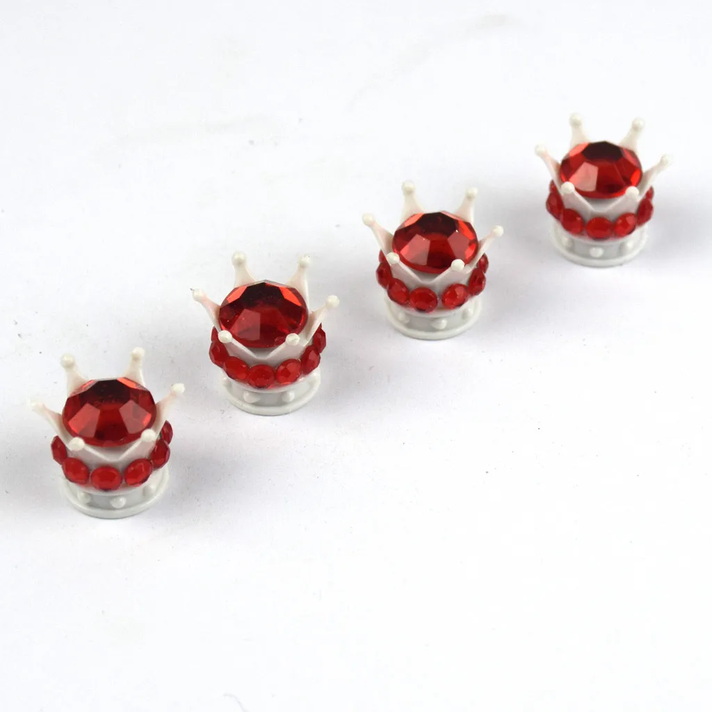 4 шт. разноцветные автомобильные Стразы с алмазным рисунком модные колпачки для