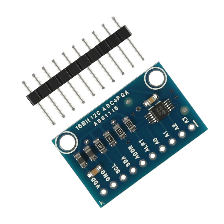 I2C ADS1115 16 бит ADC 4 канальный модуль с программируемым усилителем усиления 2 0 в до 5