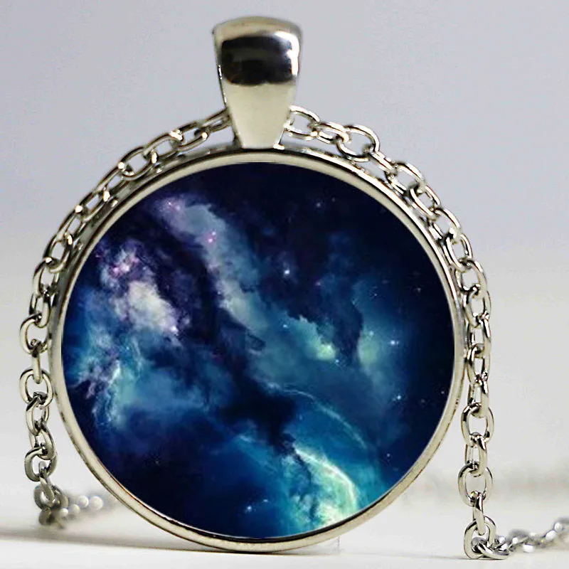 25 мм ожерелье с космическим стеклом смешанный узор купол кабошон чокер массивное