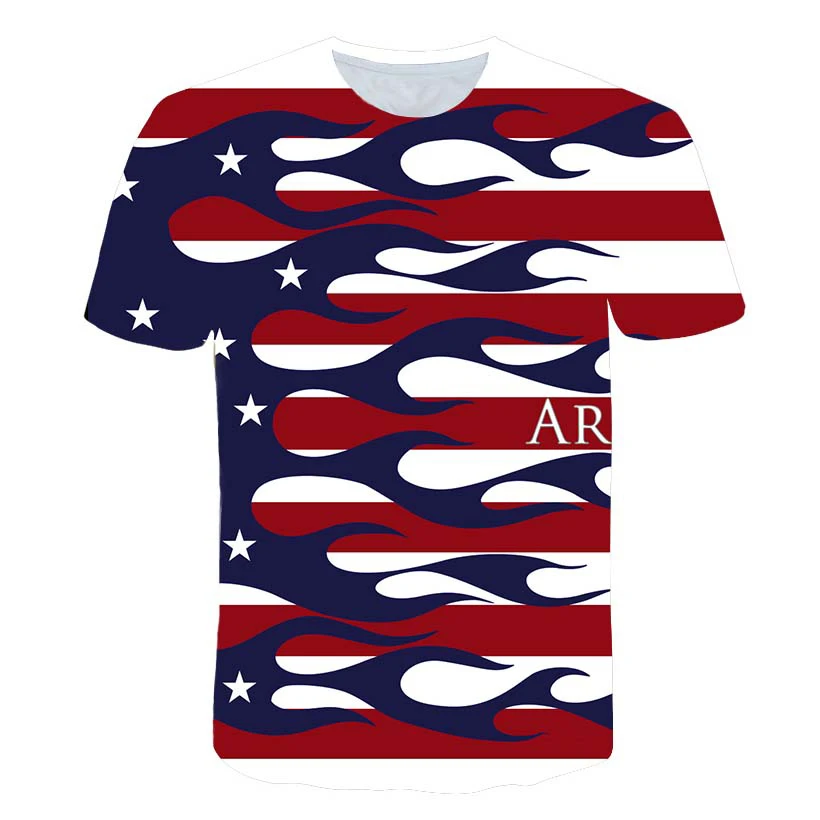 2019 new Summer tops tees men/boy t-shirt funny print 3d t shirt animals fashion short sleeve tshirts | Мужская одежда