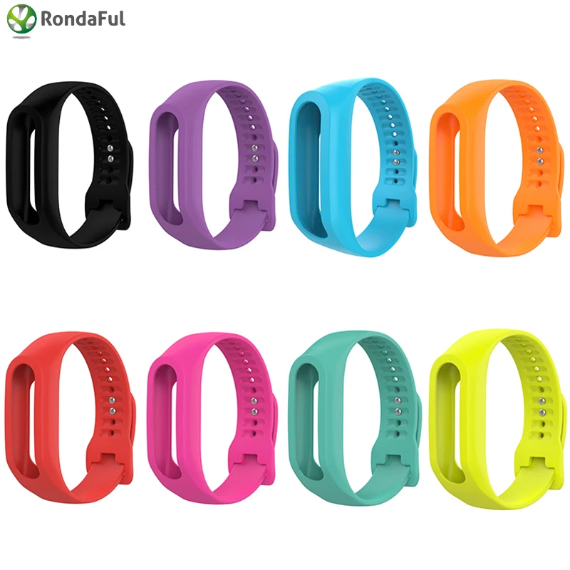 Ремешок силиконовый для фитнес трекера Tomtom 23 см|band wrist bands|silicone strapbracelet smart band |