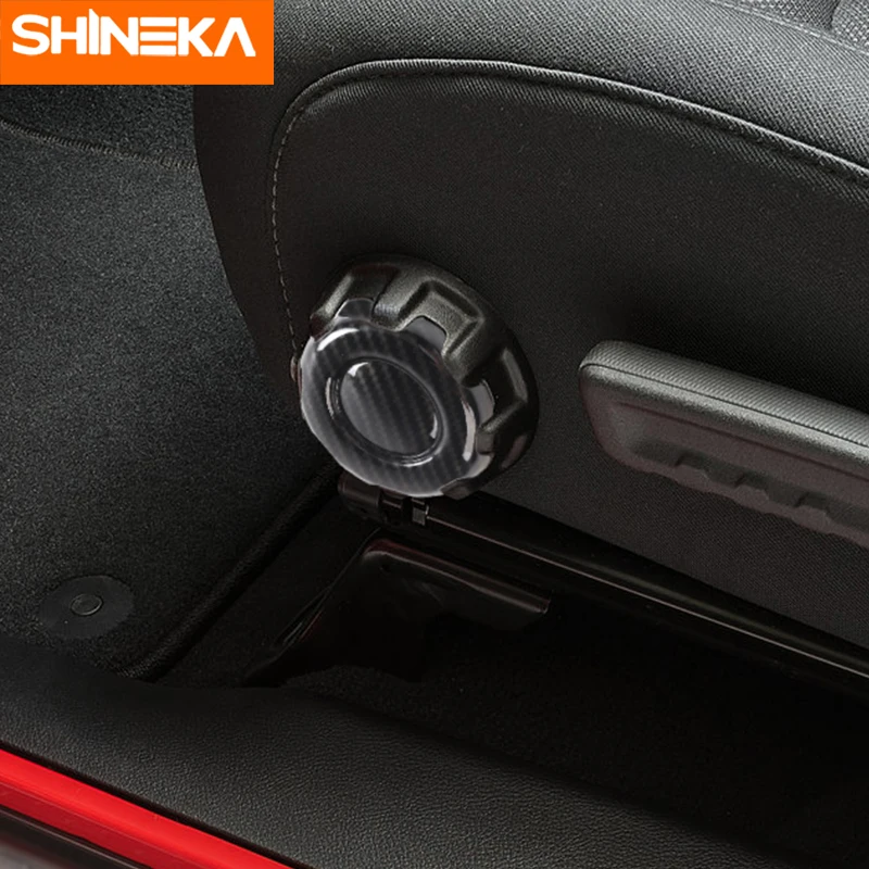 Молдинги для салона автомобиля SHINEKA Jeep Wrangler JL 2018 + ручка регулировки сиденья