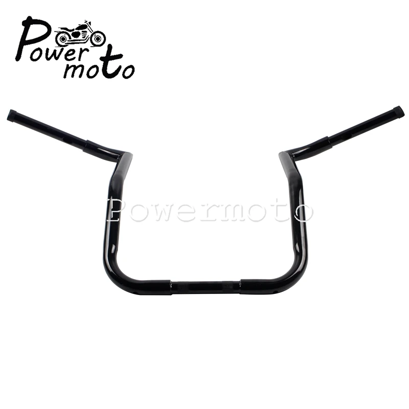 3" в ширину 12" 1" 16" Rise Black Batwing обтекатель бар Ape вешалка тяга руль для Harley Touring комоды Baggers Street Glide