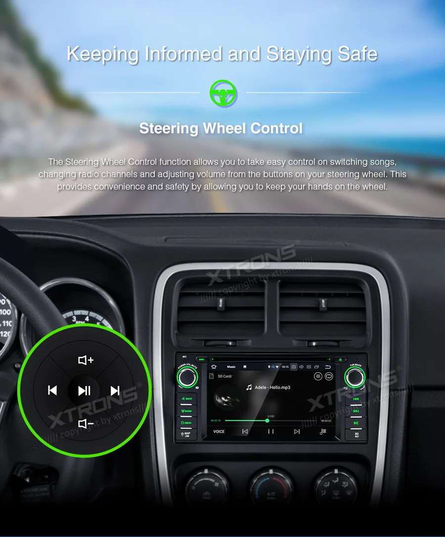 XTRONS 6 2 &quotAndroid 9 0 Восьмиядерный автомобильный Радио dvd-плеер GPS навигация для JEEP
