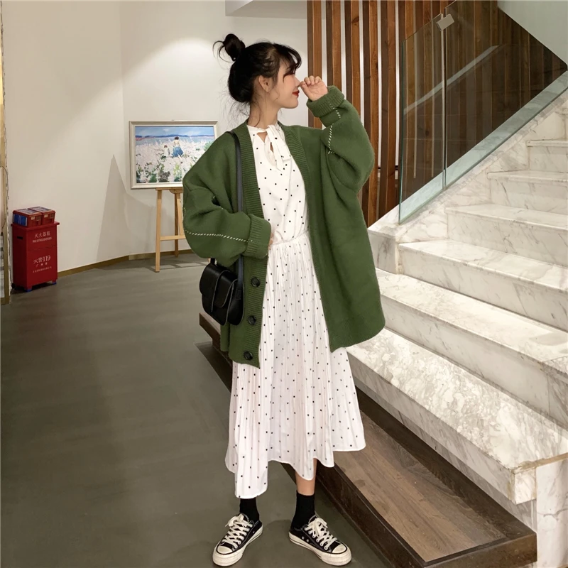 2 цвета Mihoshop Ulzzang Корейская женская модная одежда весеннее повседневное длинное