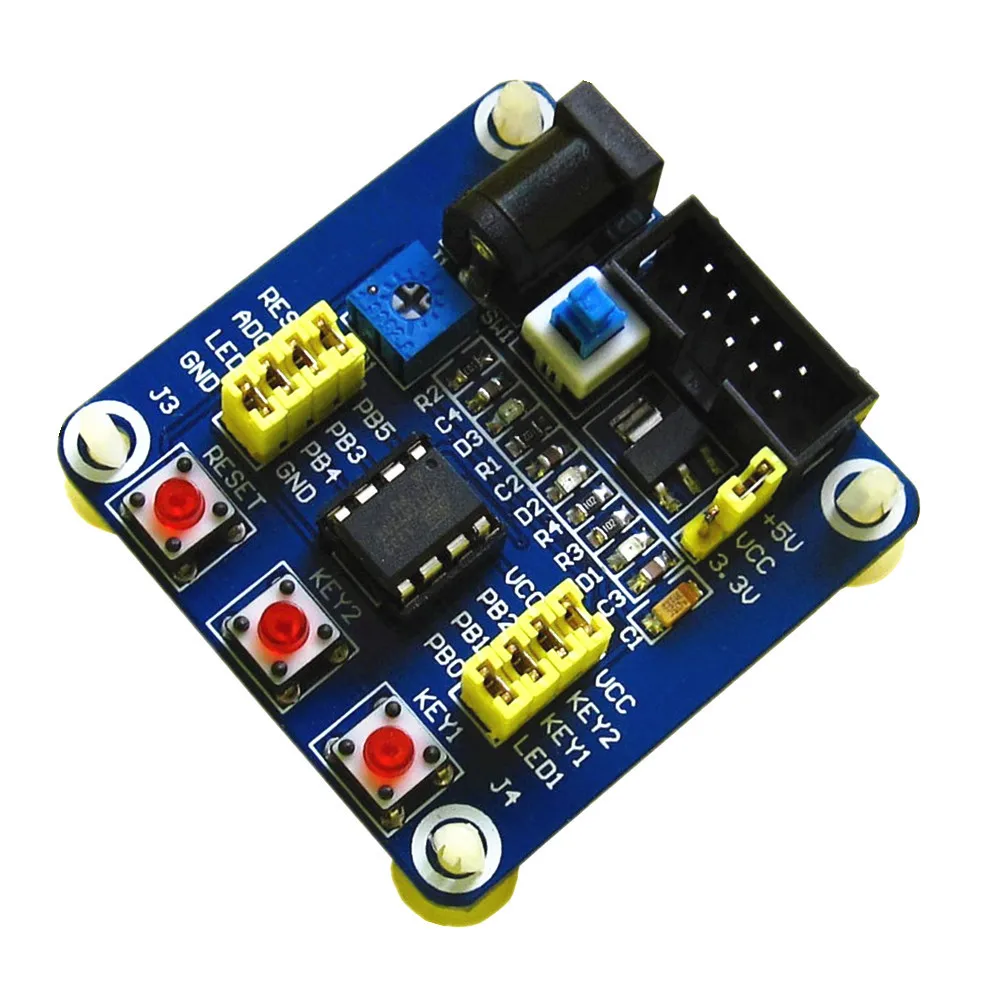 Макетная плата DIP/SOP ATtiny13 обучающая tiny13 Малый системный макетная AVR | Электроника