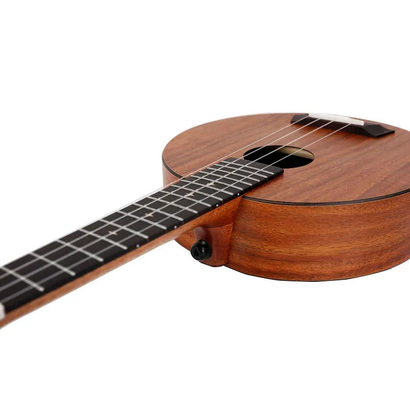 Эня укулеле 21 дюйм круглая форма HPL KOA гавайская гитара мини гитара|guitare guitare|guitar