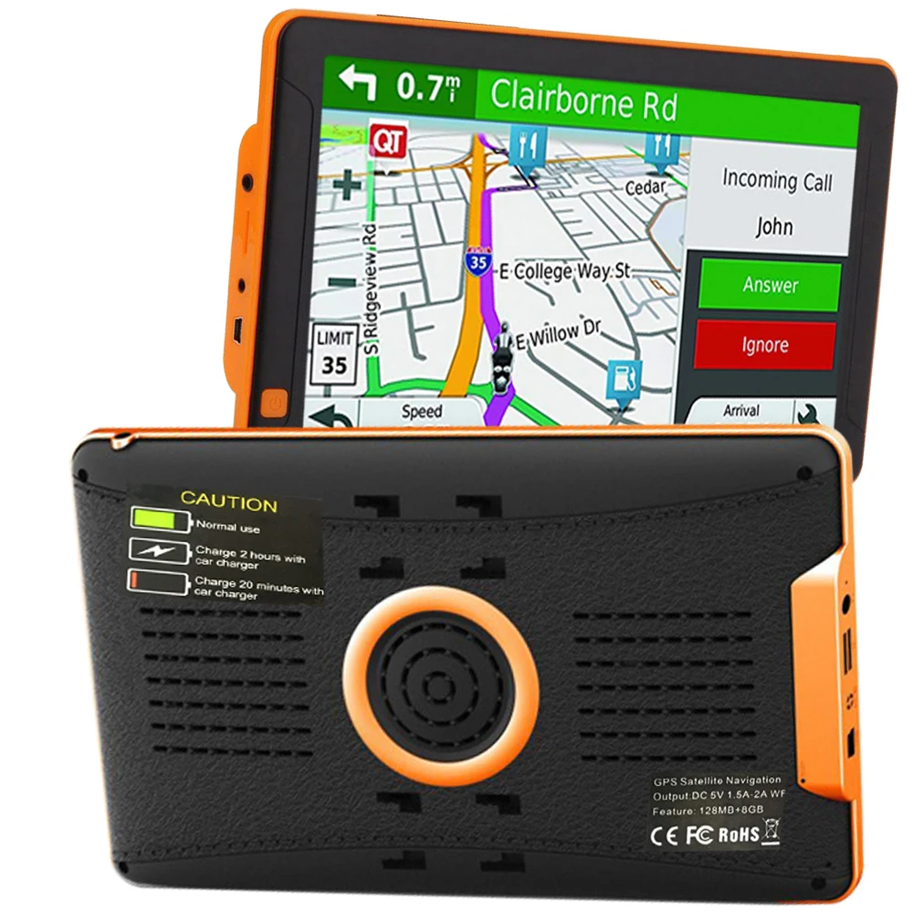 Автомобильный GPS навигатор &quot9&quot gps Android четырехъядерный 16G FM Bluetooth Sat Na передатчик