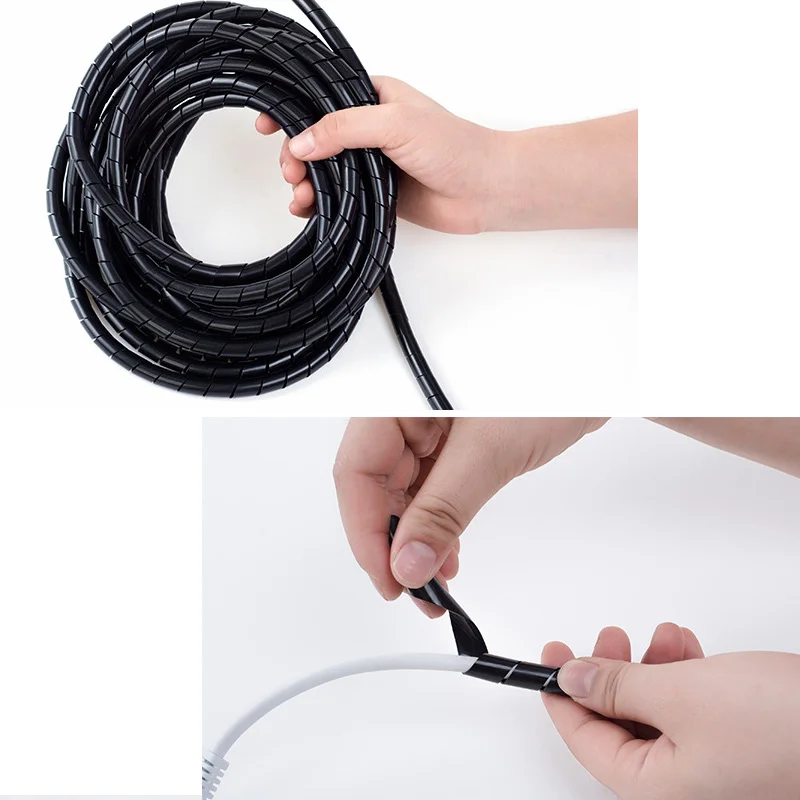 Полиэтиленовый водонепроницаемый антистатический аккуратный 8 мм спиральный