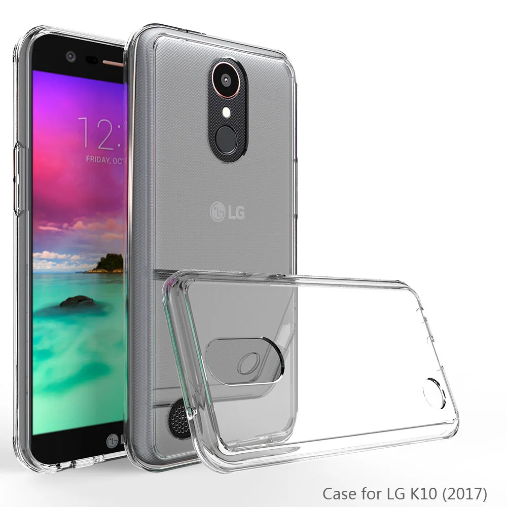 Тонкие мягкие жесткие акриловые задние чехлы из ТПУ для LG K20 Plus/K20 V/LV5/K10 (2017) @ |