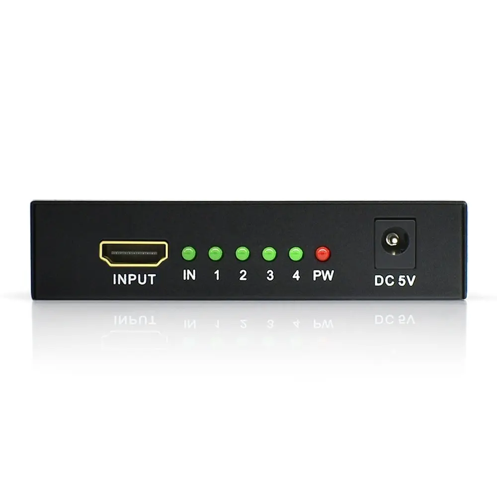 JKING HDCP UHD 3D 4K*2K Full HD 1080p HDMI Splitter 1X2 1X4 Port Hub Repeater Amplifier |