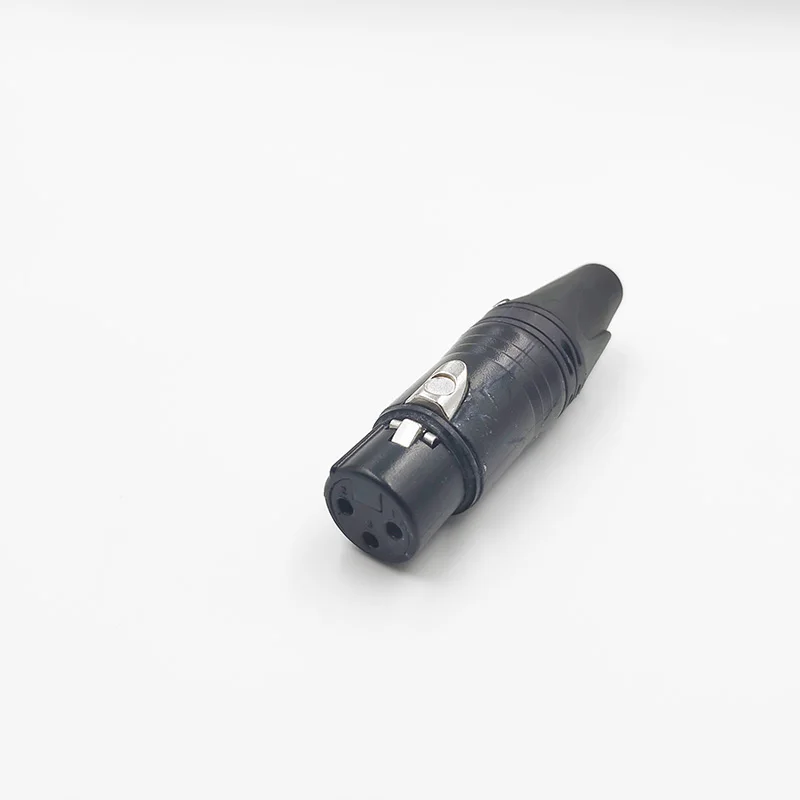 3-контактный штекер XLR гнездовой разъем аудиоразъем для микрофона паяльный