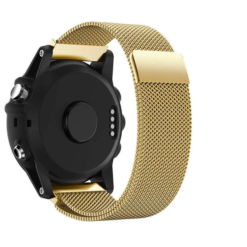 Магнитный ремешок для часов Garmin Fenix 3/Fenix 3 HR/5X из нержавеющей стали 26 мм|Ремешки