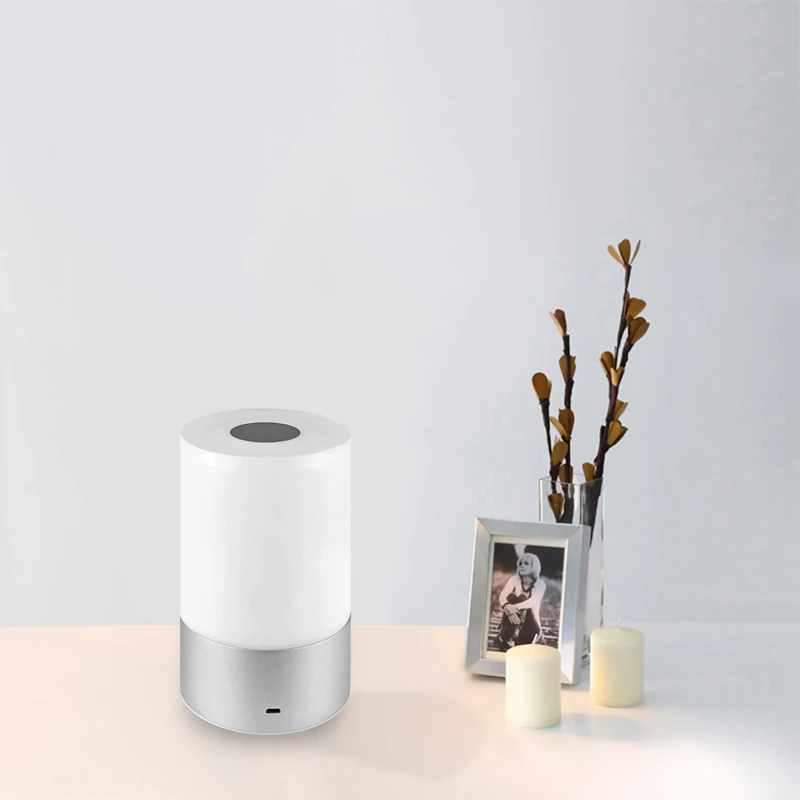 Lemonbest перезаряжаемый RGB светодиодный прикроватный Ночной светильник внутреннее