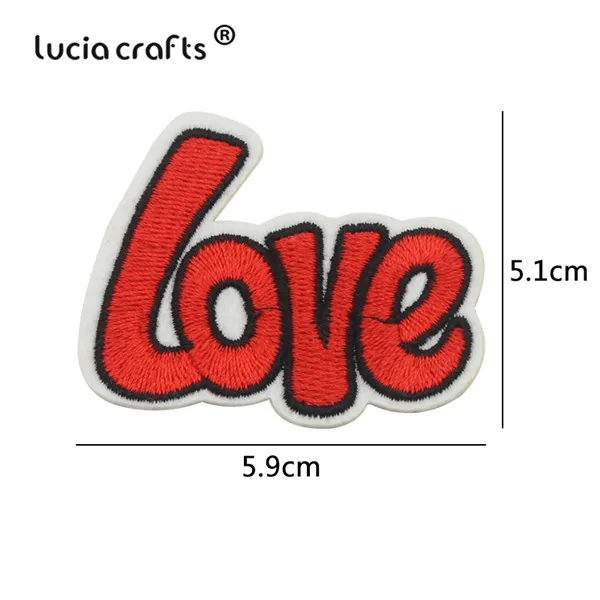 Style 23 Lucia crafts 1 шт./лот мульти-Стили вышитые железные патчи для одежды наклейки значки DIY Швейные аксессуары L0903 - Цвет: Style 23