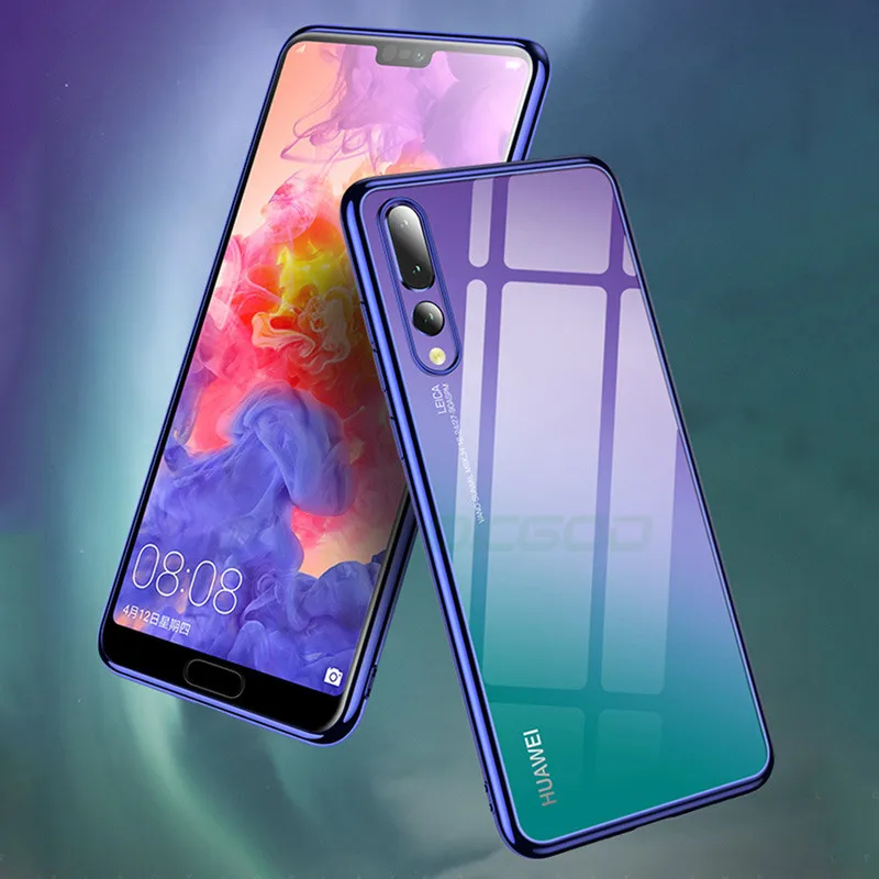 Oicgoo роскошный позолоченный мягкий чехол из ТПУ с принтом &quotдля huawei P20 P10 Lite Pro плюс