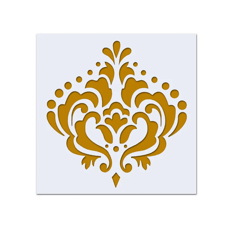 13 см цветок винтаж DIY Многослойные трафареты настенная живопись раскраска для