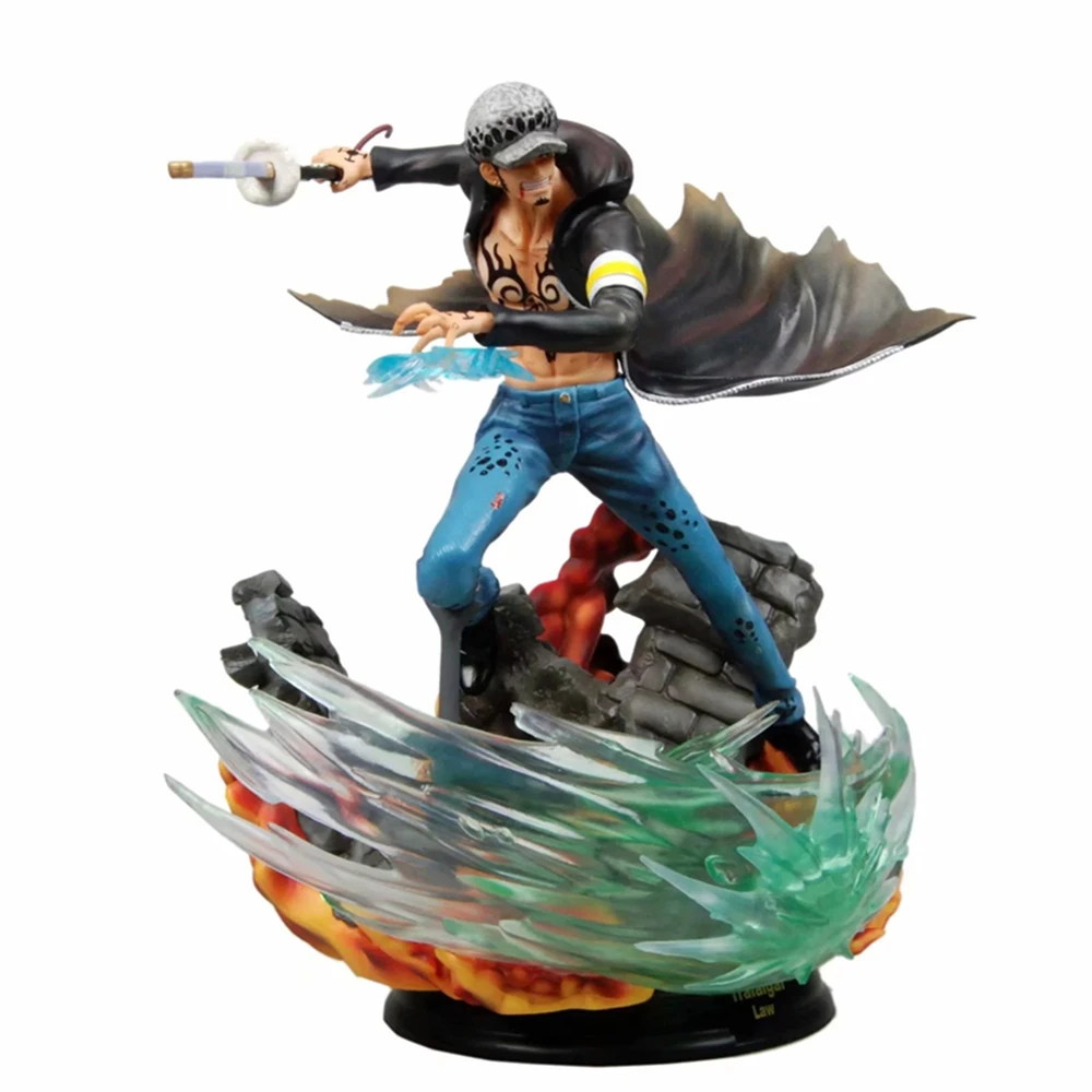 

Anime One Piece Portrait Of Pirates Sailing Again Trafalgar Law Battle DX Ver. GK PVC Action Figure Statue Model Toys Doll Gifts