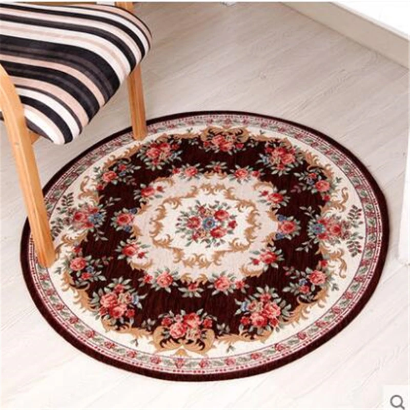 Европейский круглый ковер для гостиной вращающийся стул компьютерный подвесной