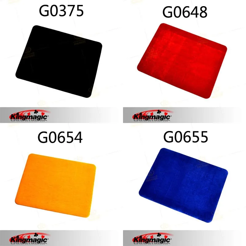 High Quality Professional Card Mat Black Red Blue Yellow Standard Size 42*32cm Pad For Poker &amp Coin Magic Tricks Props | Игрушки и