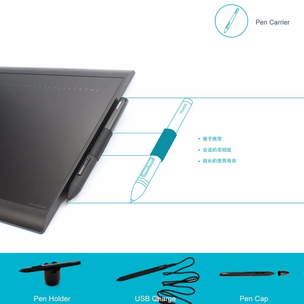 HUION 1060 Плюс графический планшет для рисования Графический | Компьютеры и офис