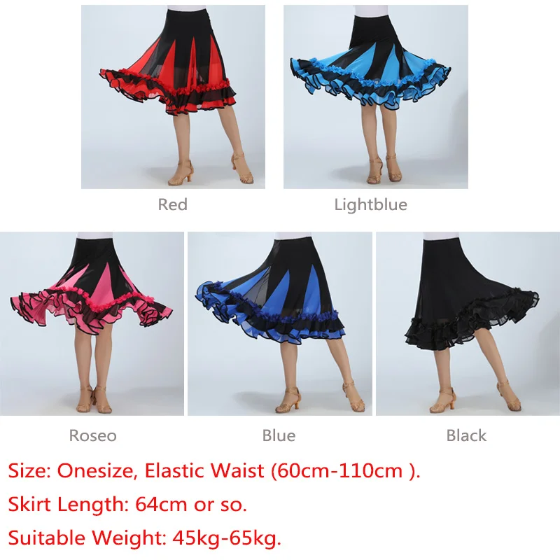 Оптовая продажа юбка для латиноамериканских танцев одежда сцены и фламенко|girls