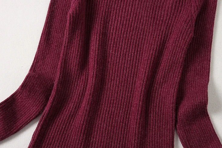 ALPHALMODA 2018 Winter Turtle Neck Pullovers High Quality Bottom Sweater Slim Fit Long-sleeved Solid Primary Jumper | Женская одежда