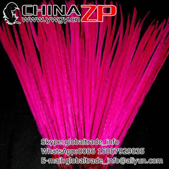 CHINAZP Factory Size from 16inch to 18inch (40-45cm) 100pieces/lot High Quality Natural Ringneck Pheasant Tail Feathers | Дом и сад