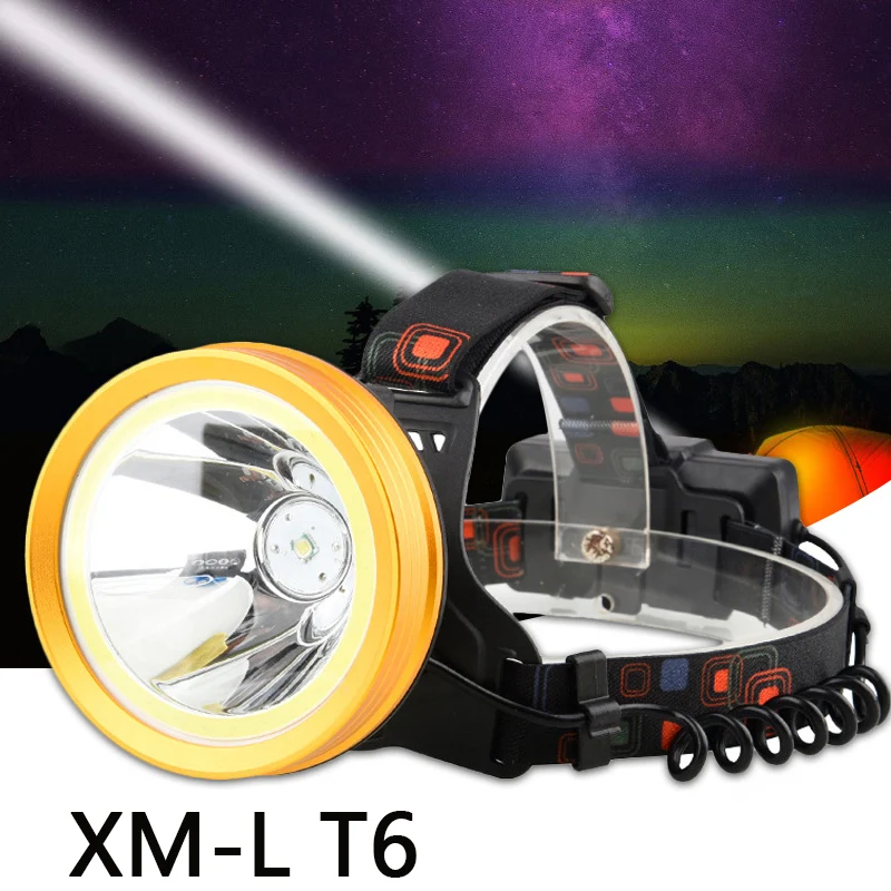 Litwod Z20 136 & 9010 светодиодный налобный фонарь XM L T6 COB алюминиевая чашка 18650 батарея
