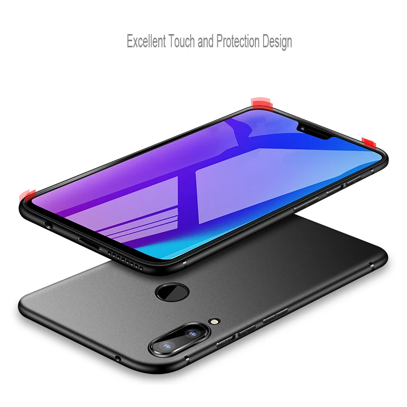 Роскошный чехол из ТПУ для Xiaomi Redmi Note 7 Pro Mi 9 SE 8 Lite PLAY Cover Mix 3 матовый Мягкий