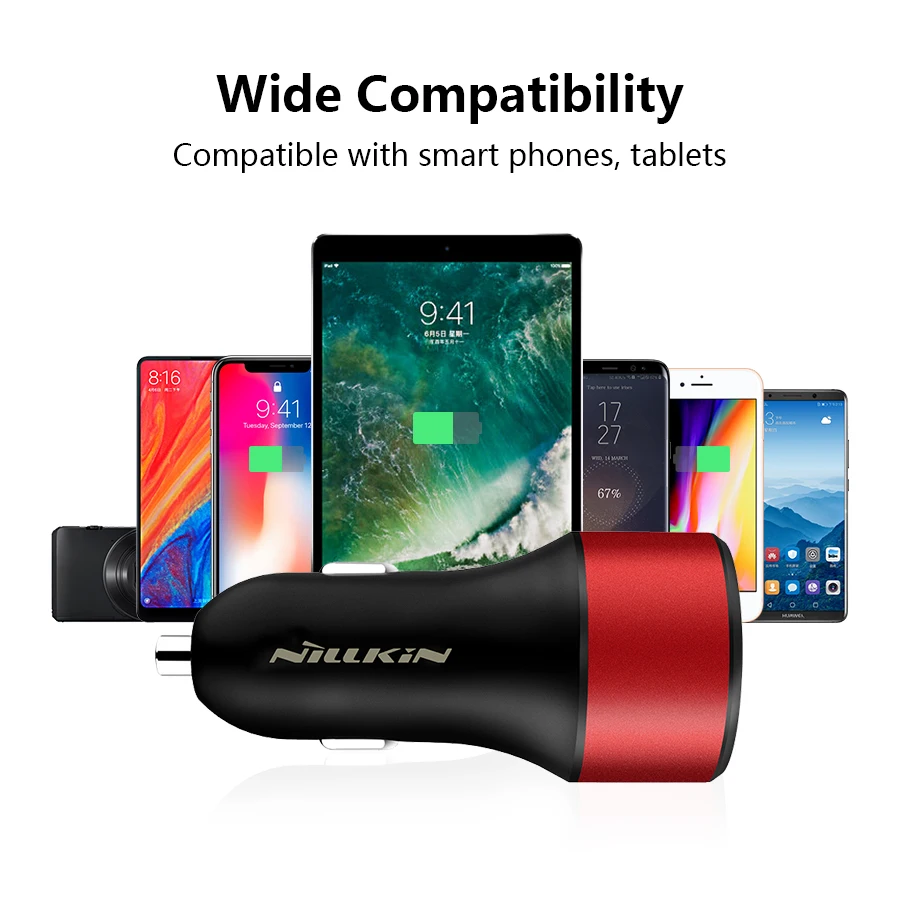 NILLKIN PD автомобильное зарядное устройство USB Quick Charge 3 0 для мобильного телефона type C