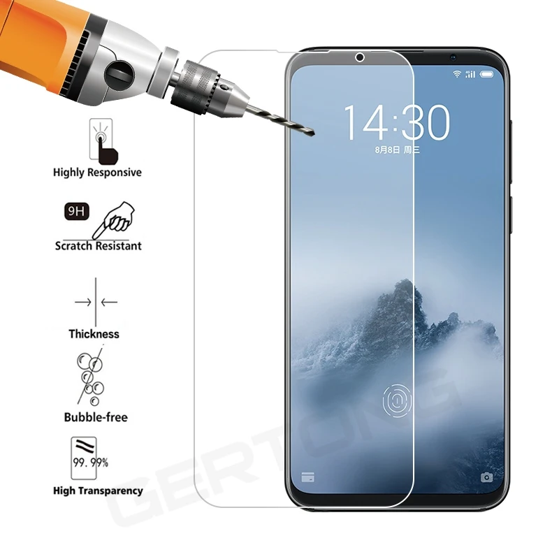 Защитное стекло GerTong для Meizu 16X 16th Pro 6 пленка из закаленного стекла 16 Plus M6 S6 защита