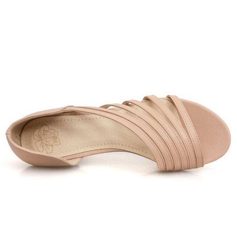 2014 New Women's Sandals Summer Fashion Roman sandals hollow low heel shoes lady casual size 34-43 XWZ110 | Обувь
