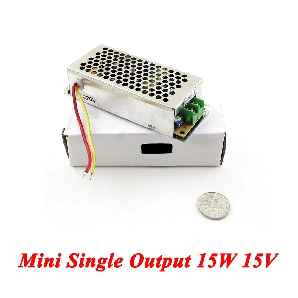 MS-15-15 Mini Type ac-dc источник питания 15 вт в 1a одиночный выход для светодиодного