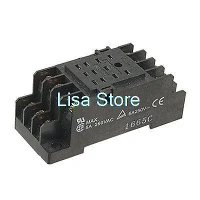 AC 250V 15A din-рейка 11 Pin Лезвие Мощность релейная база розетка для MY3NJ H3Y-2 |