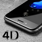 4D (2-е поколение 3D) Холодная резьба Передняя Полная Защита экрана для iPhone 6 6S 7 7 Plus Закаленное стекло пленка чехол на 6S 7 Plus
