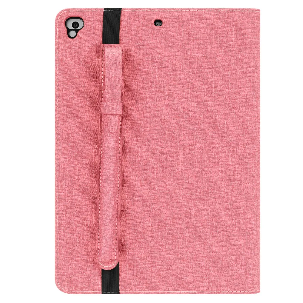 Холщовый кожаный чехол для iPad 9,7 iPad Air 2 6 iPad Pro 9,7 смарт-чехол Чехол подставка холщовая крышка чехол для iPad Air 2