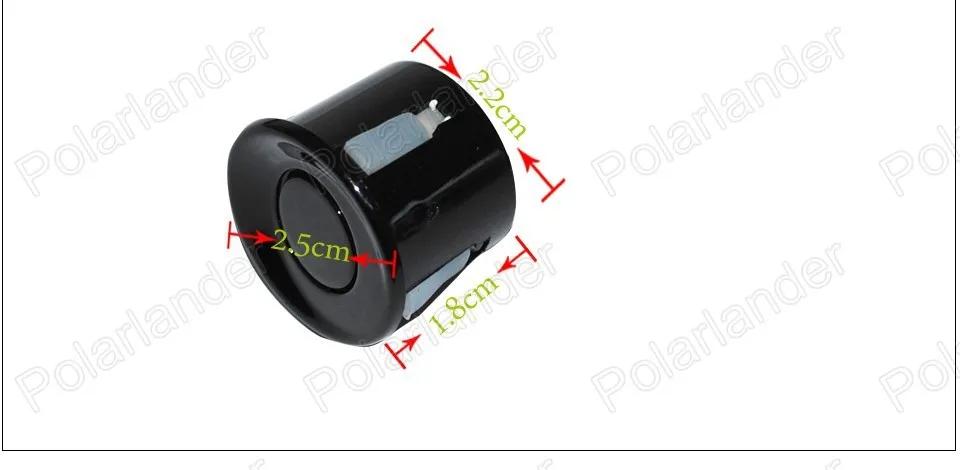 

DC12V Car Parking Sensor 22mm 6 Sensors no Monitor Reverse Backup Radar Detector System Sound Alarm Indicator
