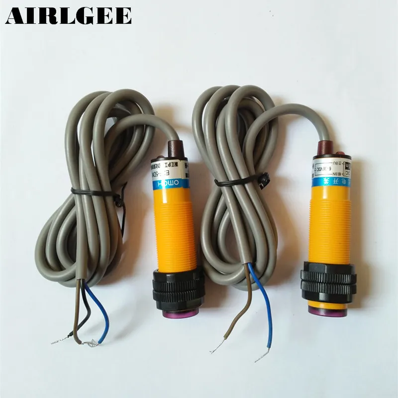 

Through Beam NPN NO DC 5m IR Photoelectric Sensor Switch Photoswitch