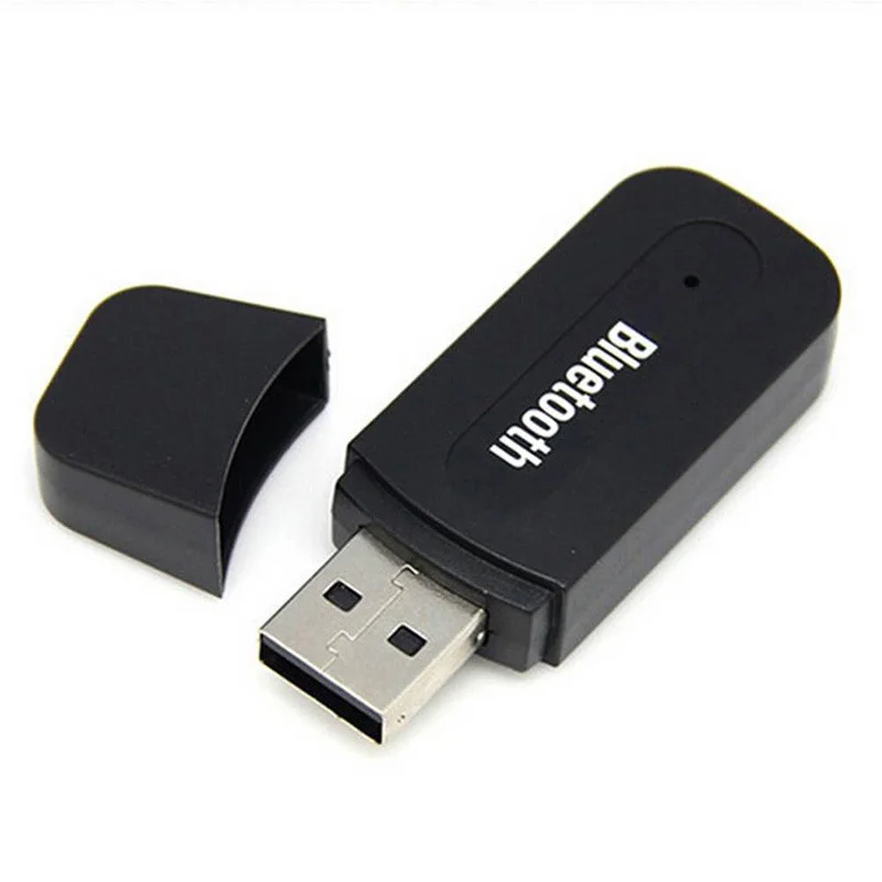 Автомобильный Bluetooth Aux аудио ресивер USB адаптер 3 5 мм с одним выходом стерео